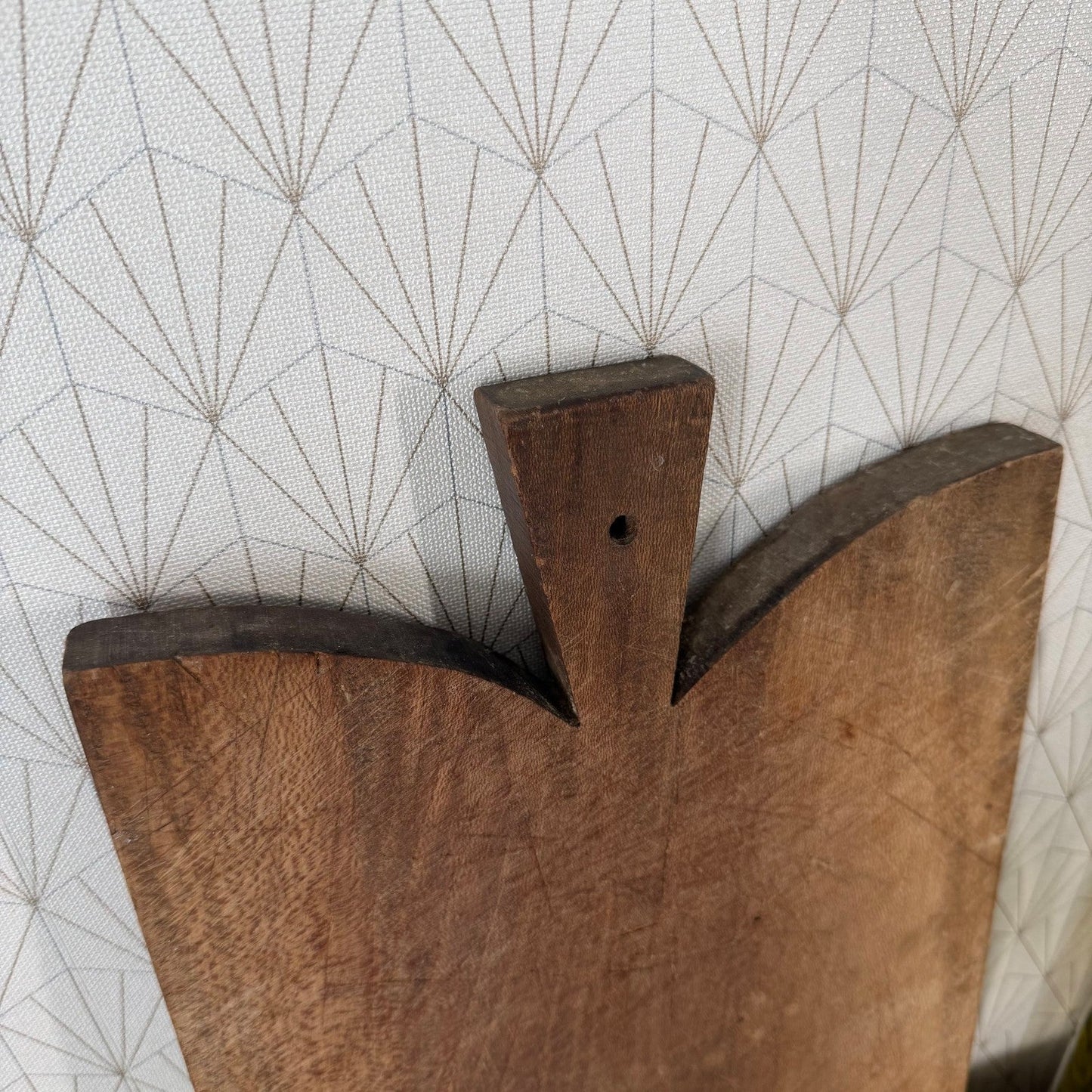 French Antique Bread Board Large Rustic Wood Cutting Board 3007265