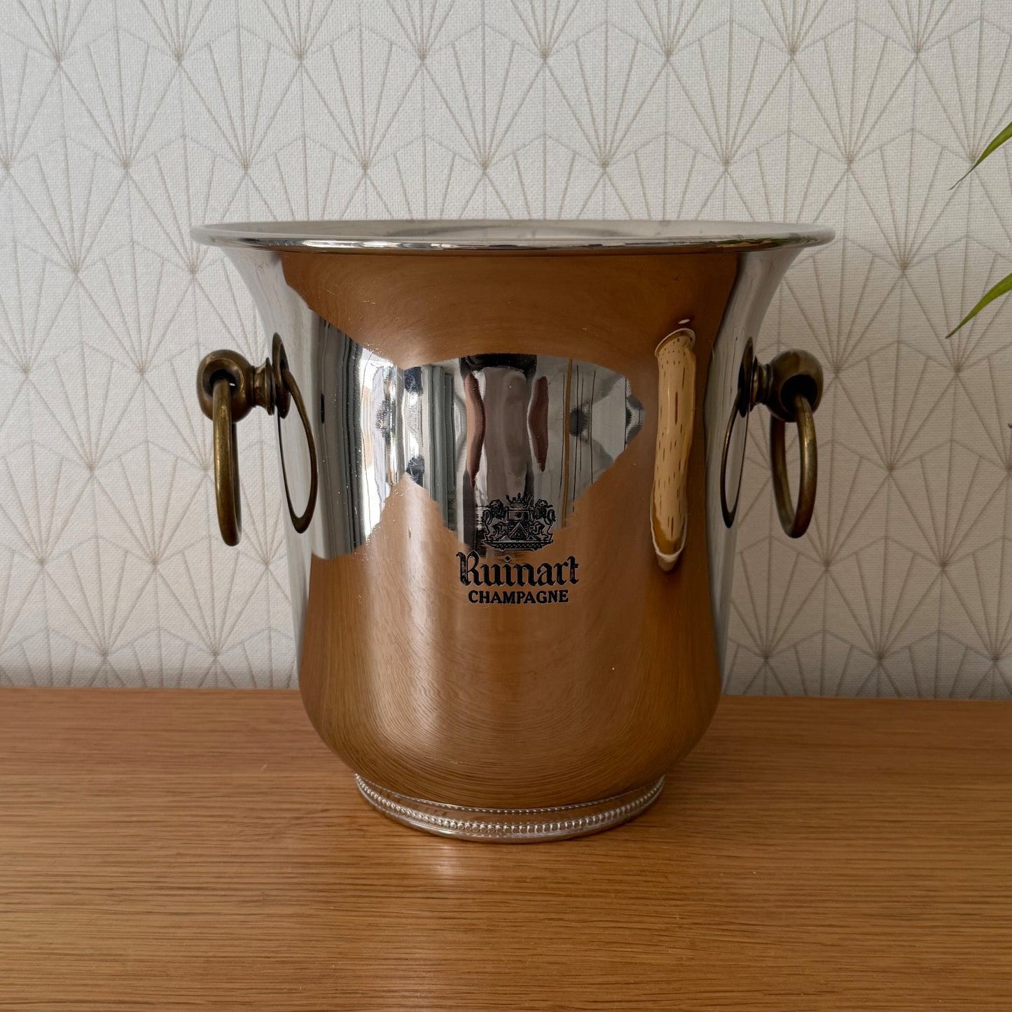 French Vintage Ruinart Champagne Ice Bucket Silver Plated 3007263