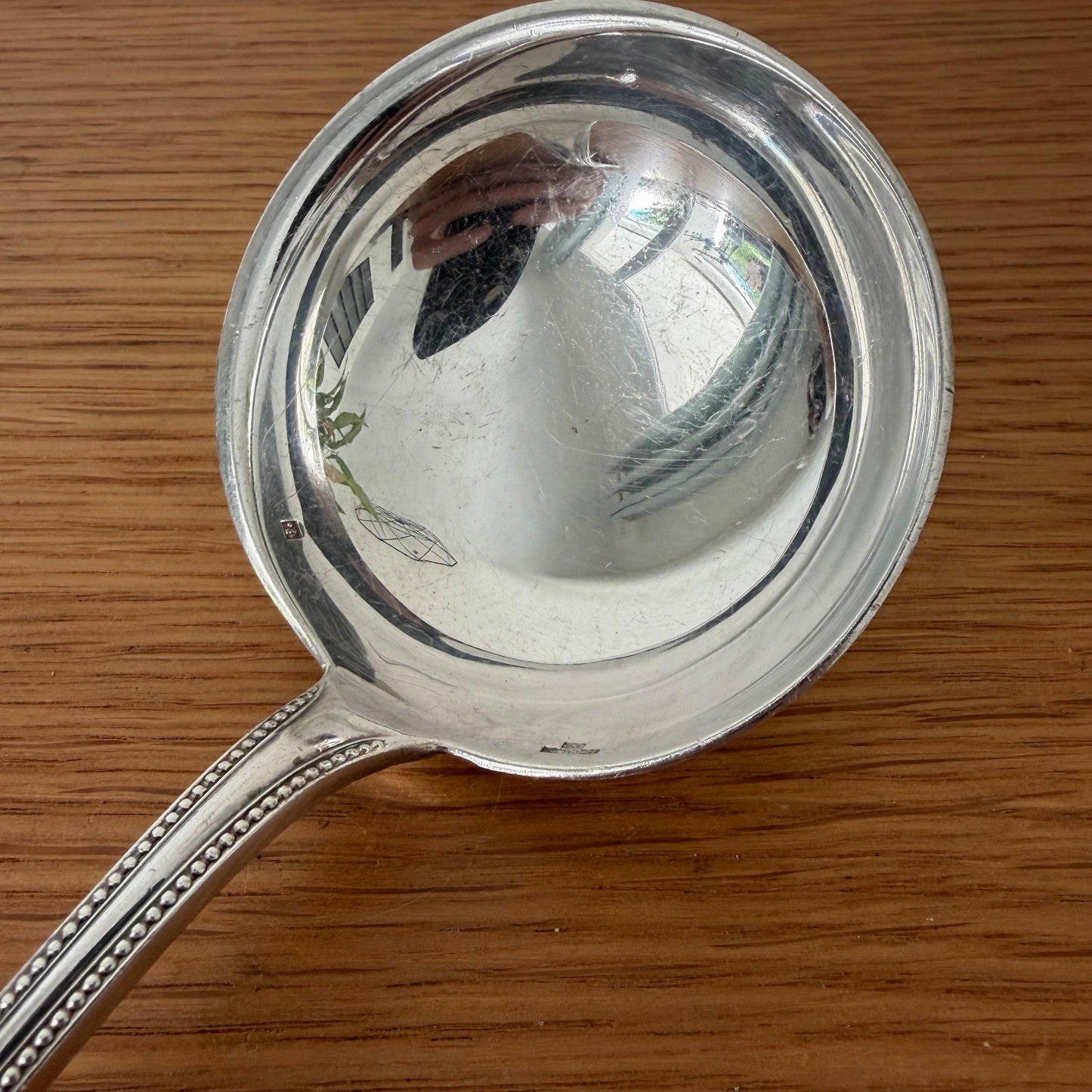 CHRISTOFLE France Pearl Silver-plated Dessert Ladle 2607263