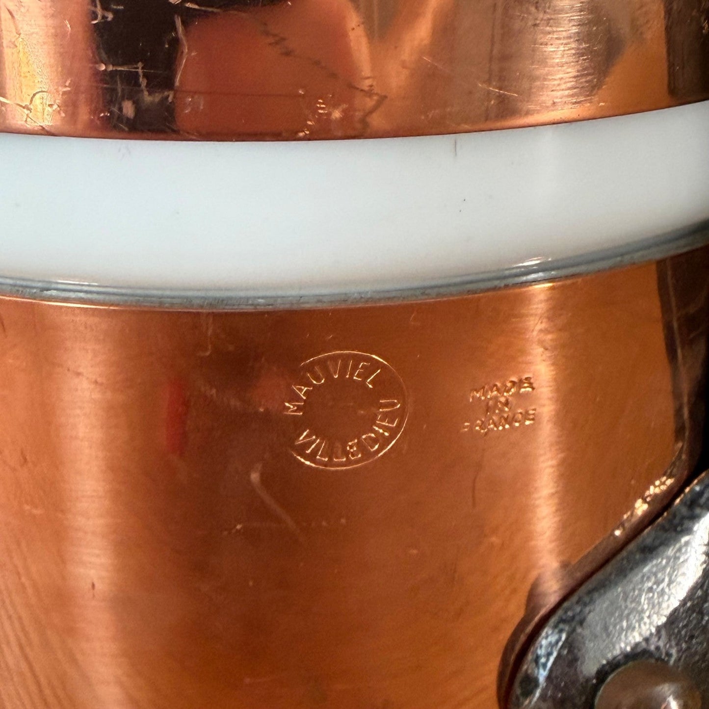 French Mauviel Villedieu Copper Bain Marie Double Boiler 3007266