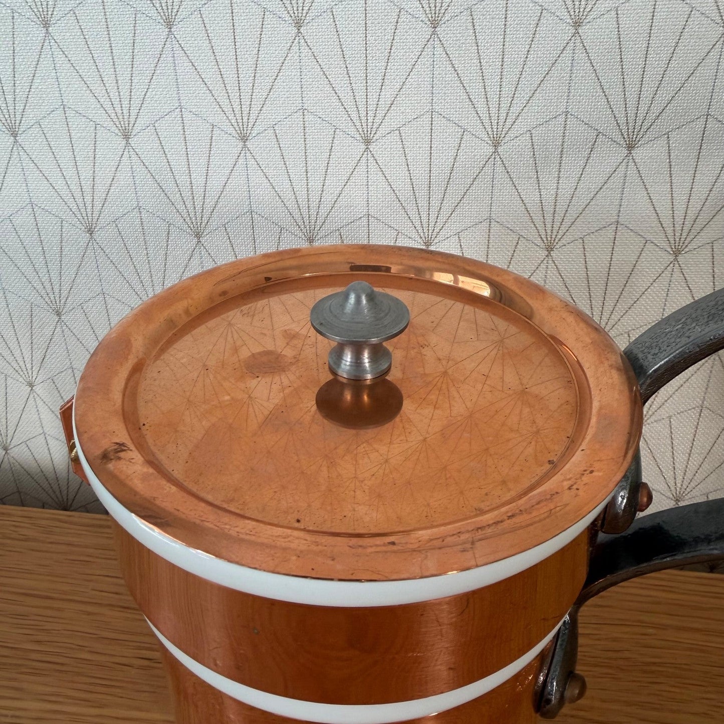French Mauviel Villedieu Copper Bain Marie Double Boiler 3007266
