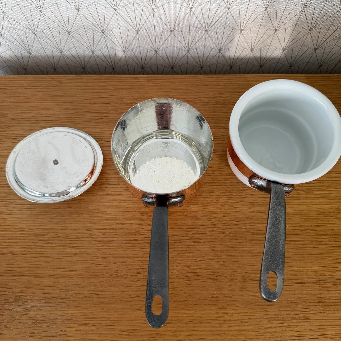 French Mauviel Villedieu Copper Bain Marie Double Boiler 3007266