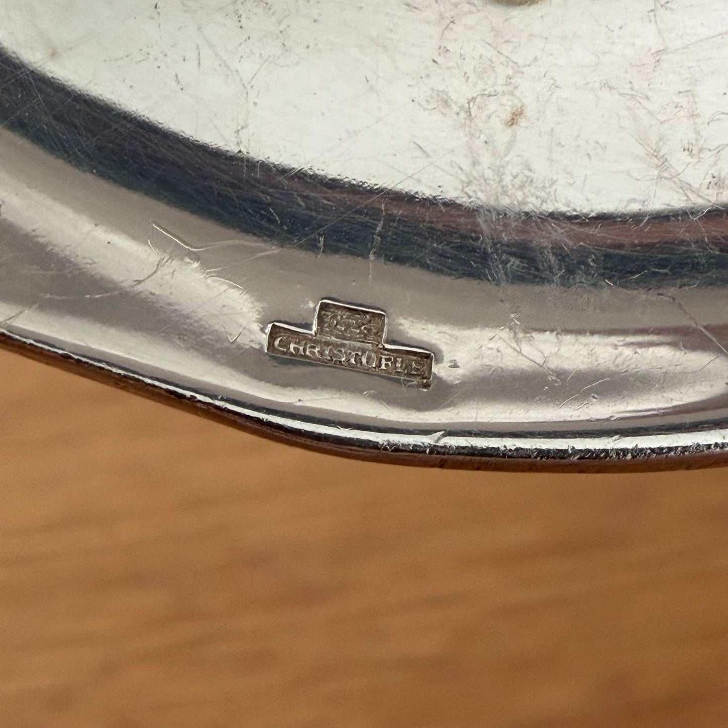 CHRISTOFLE France Pearl Silver-plated Dessert Ladle 2607264