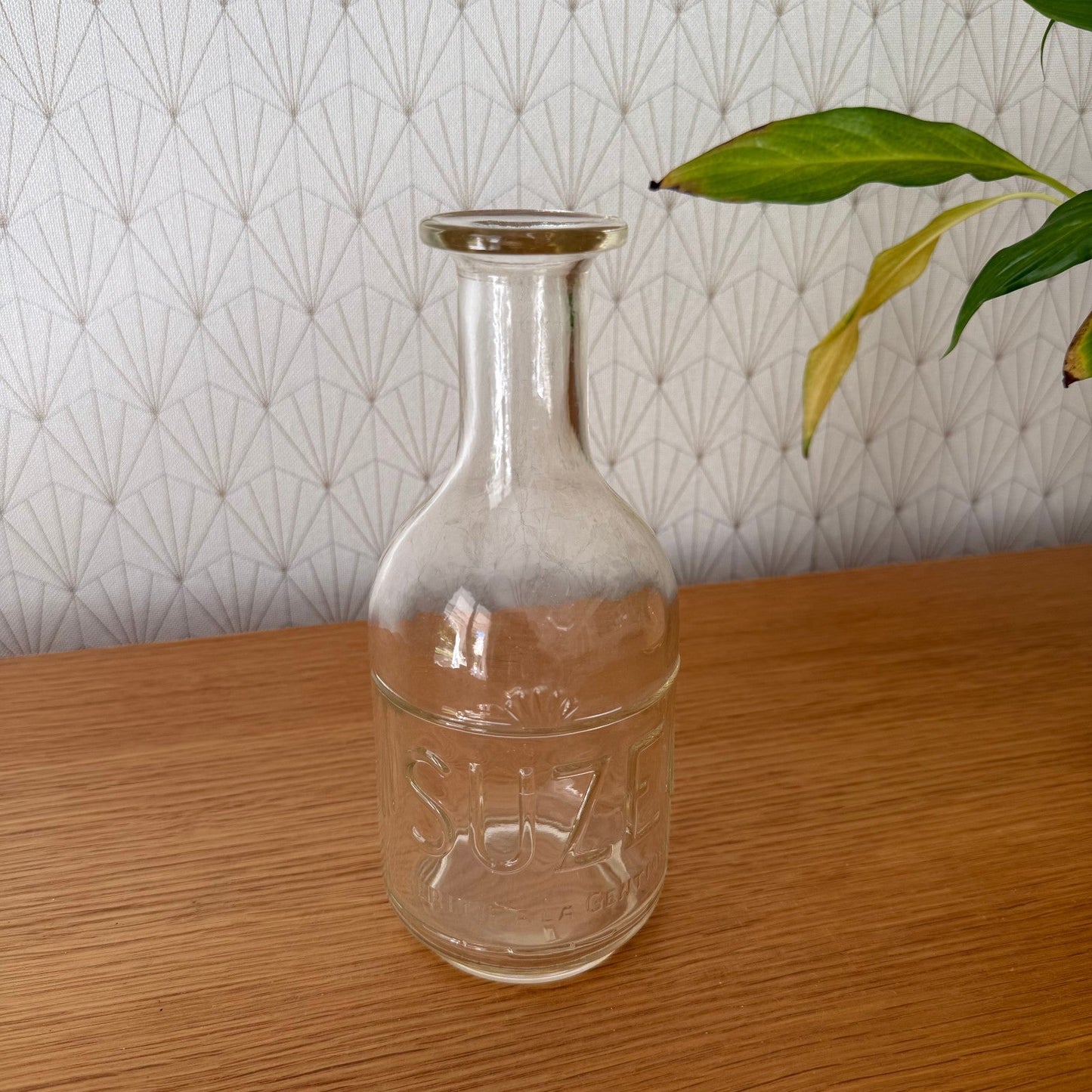 French Vintage Suze Carafe Water Pitcher Pastis Aperitif Glass 0309251