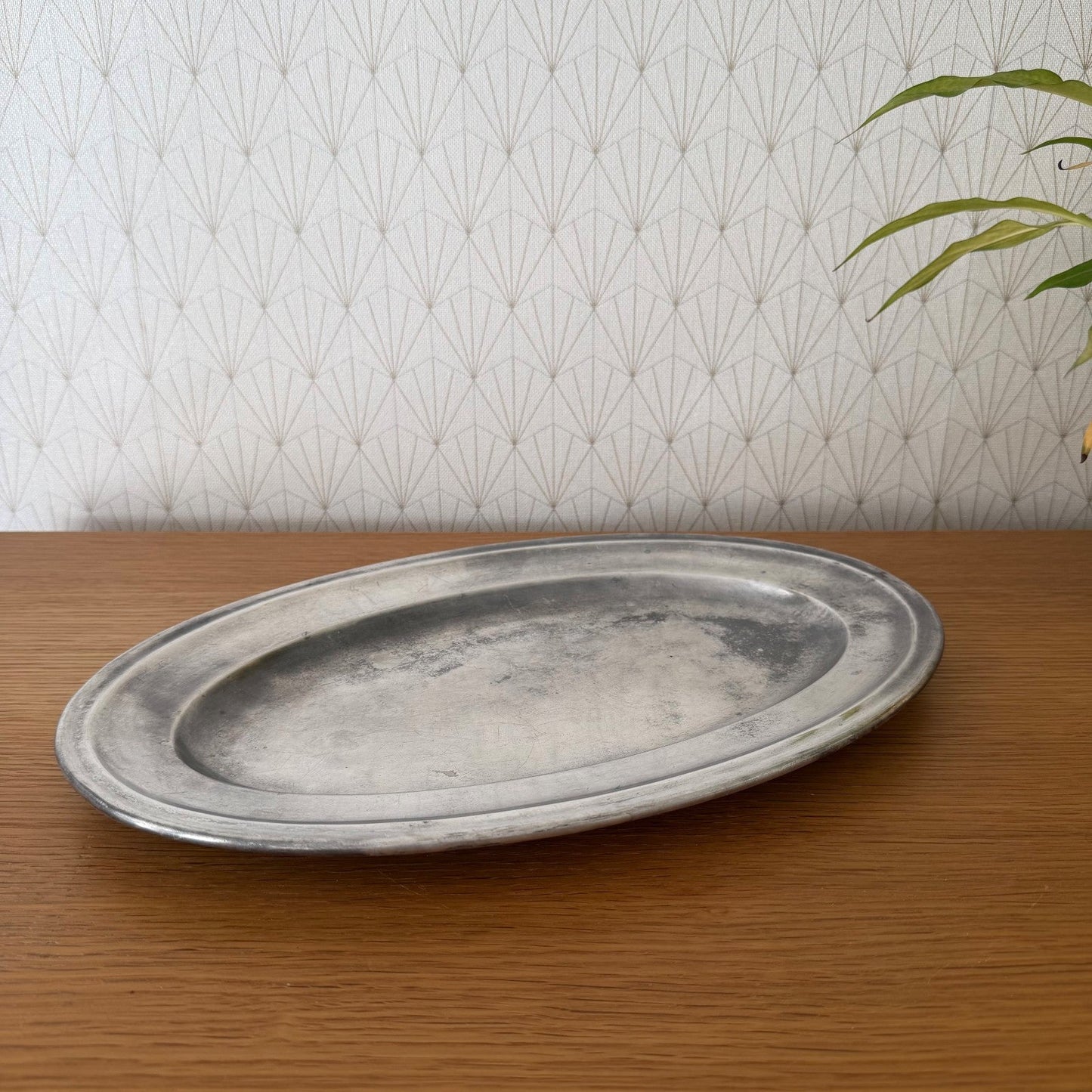 Christofle Silverplate Oval Serving Tray French Vintage Platter 2607267