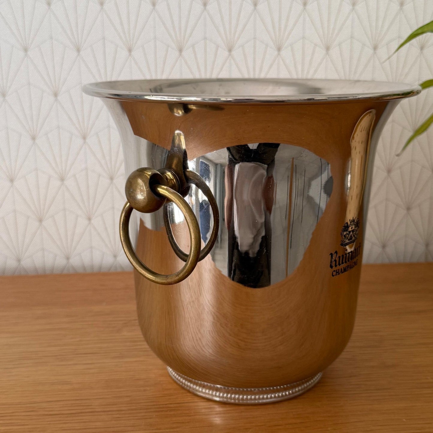 French Vintage Ruinart Champagne Ice Bucket Silver Plated 3007263