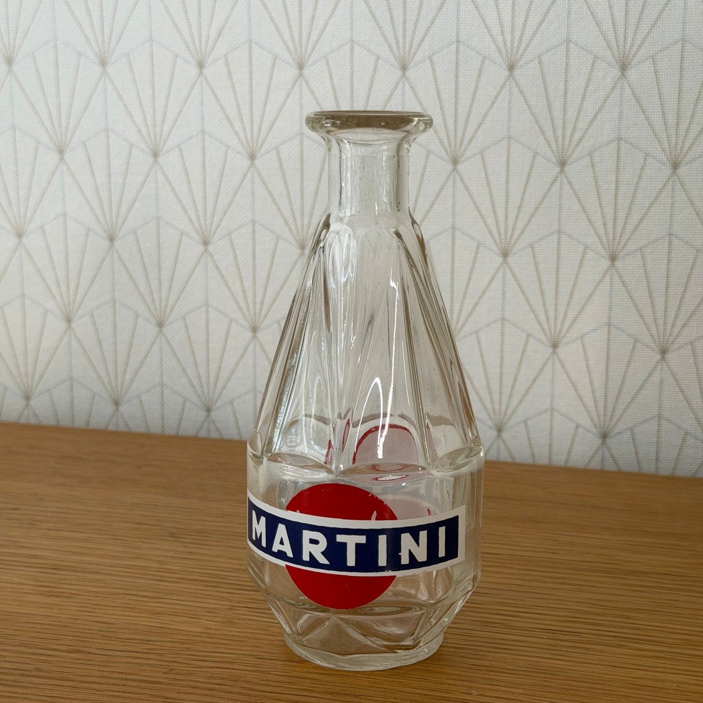 French Vintage Martini Glass Carafe Water Jug Decanter 33cl 2307266