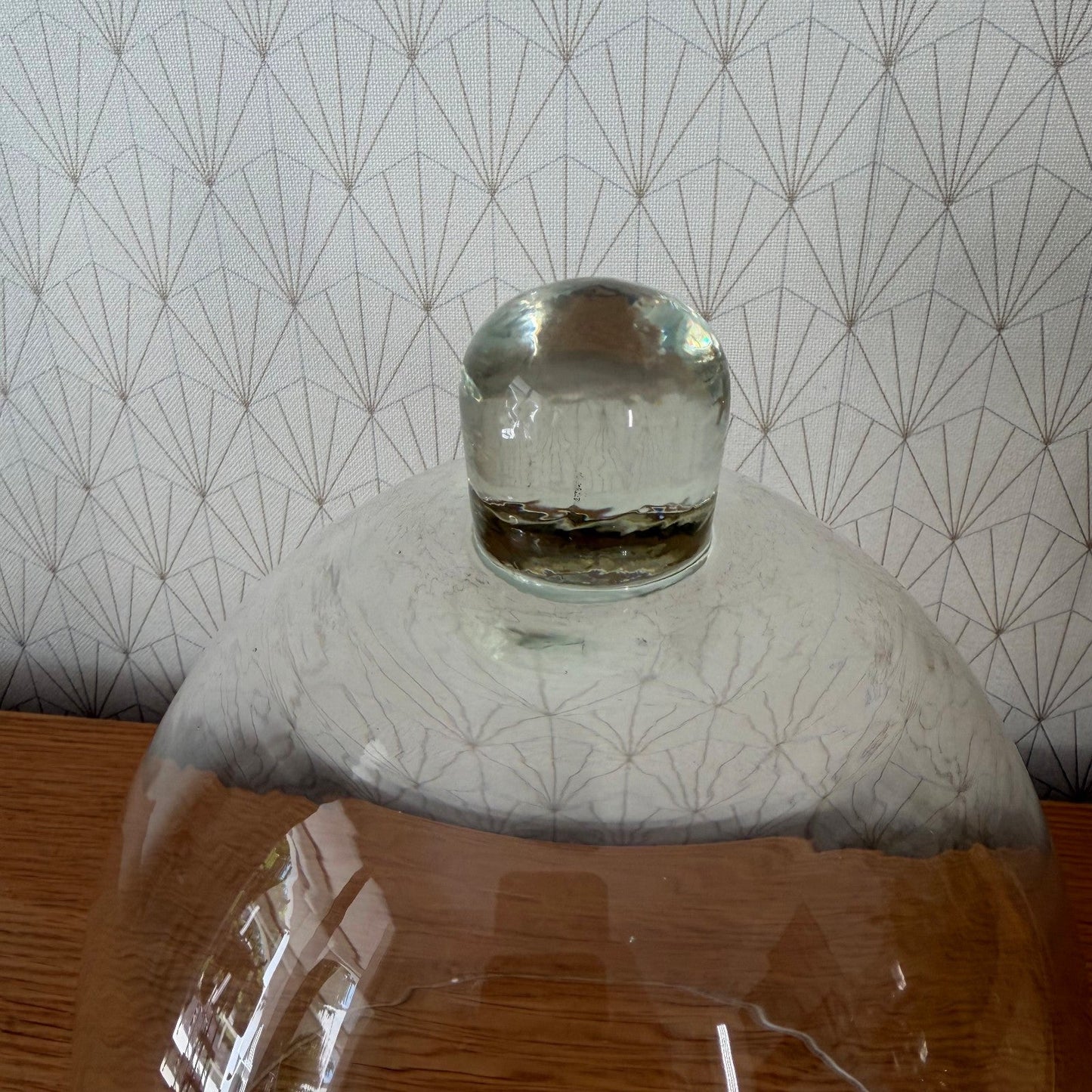 French Glass Cloche Dome Bell Jar Display Cover Vintage 23072610