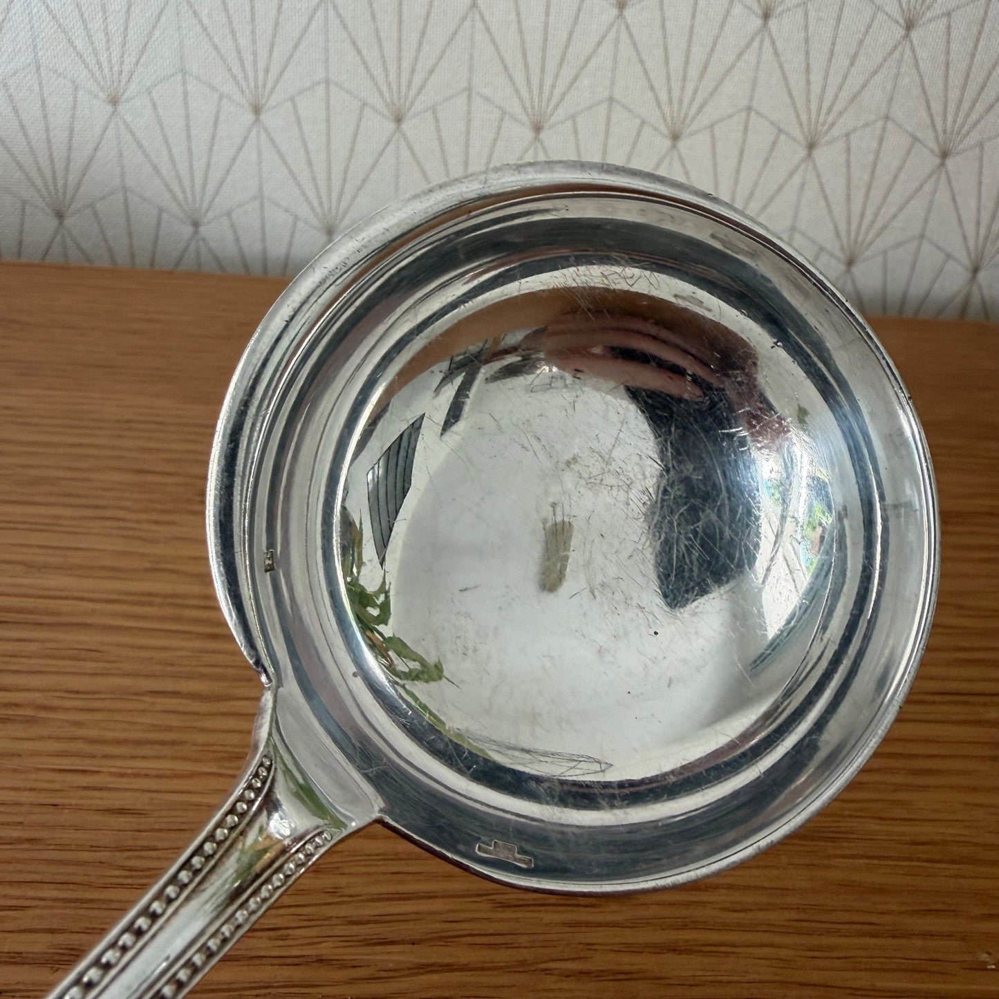 CHRISTOFLE France Pearl Silver-plated Dessert Ladle 2607264