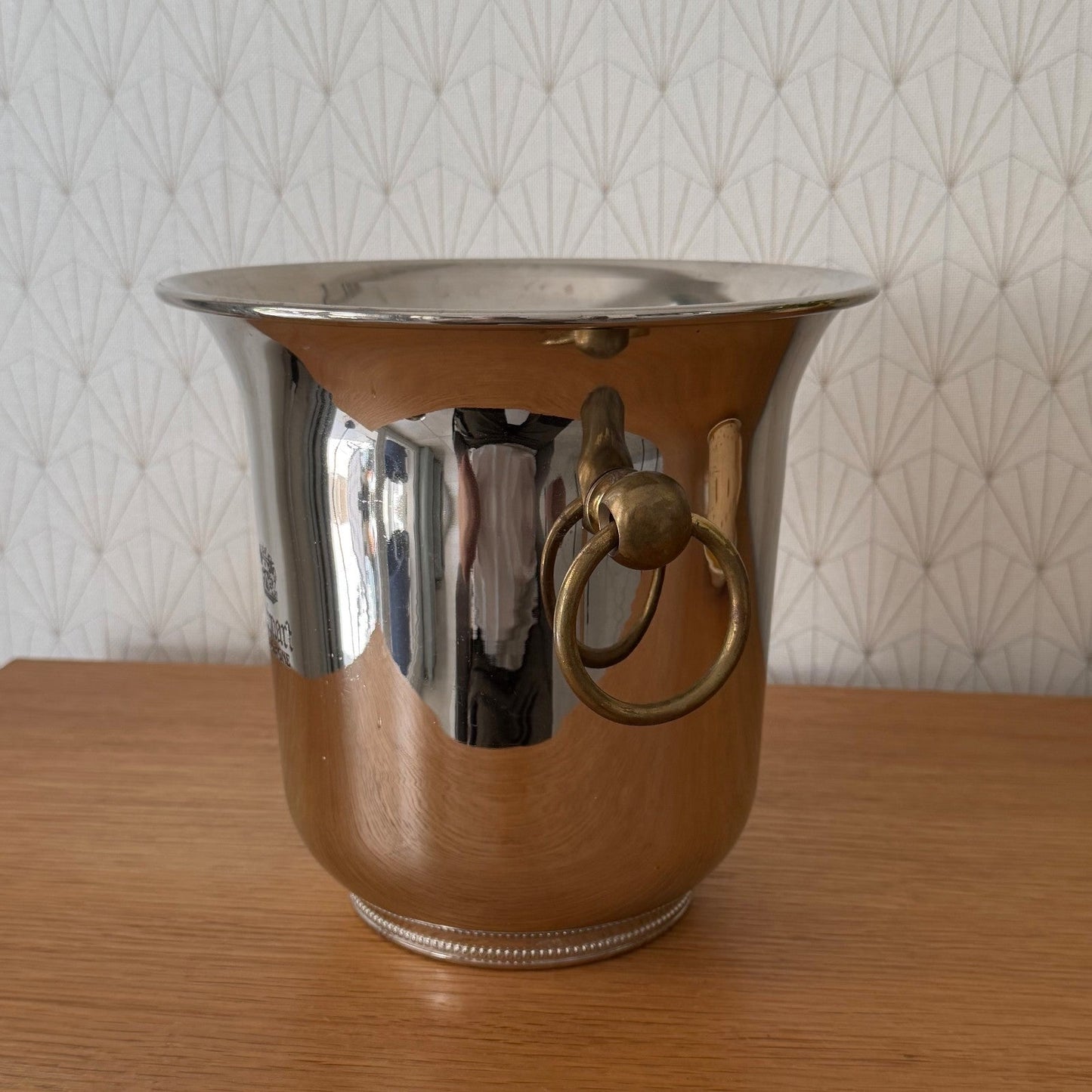 French Vintage Ruinart Champagne Ice Bucket Silver Plated 3007263