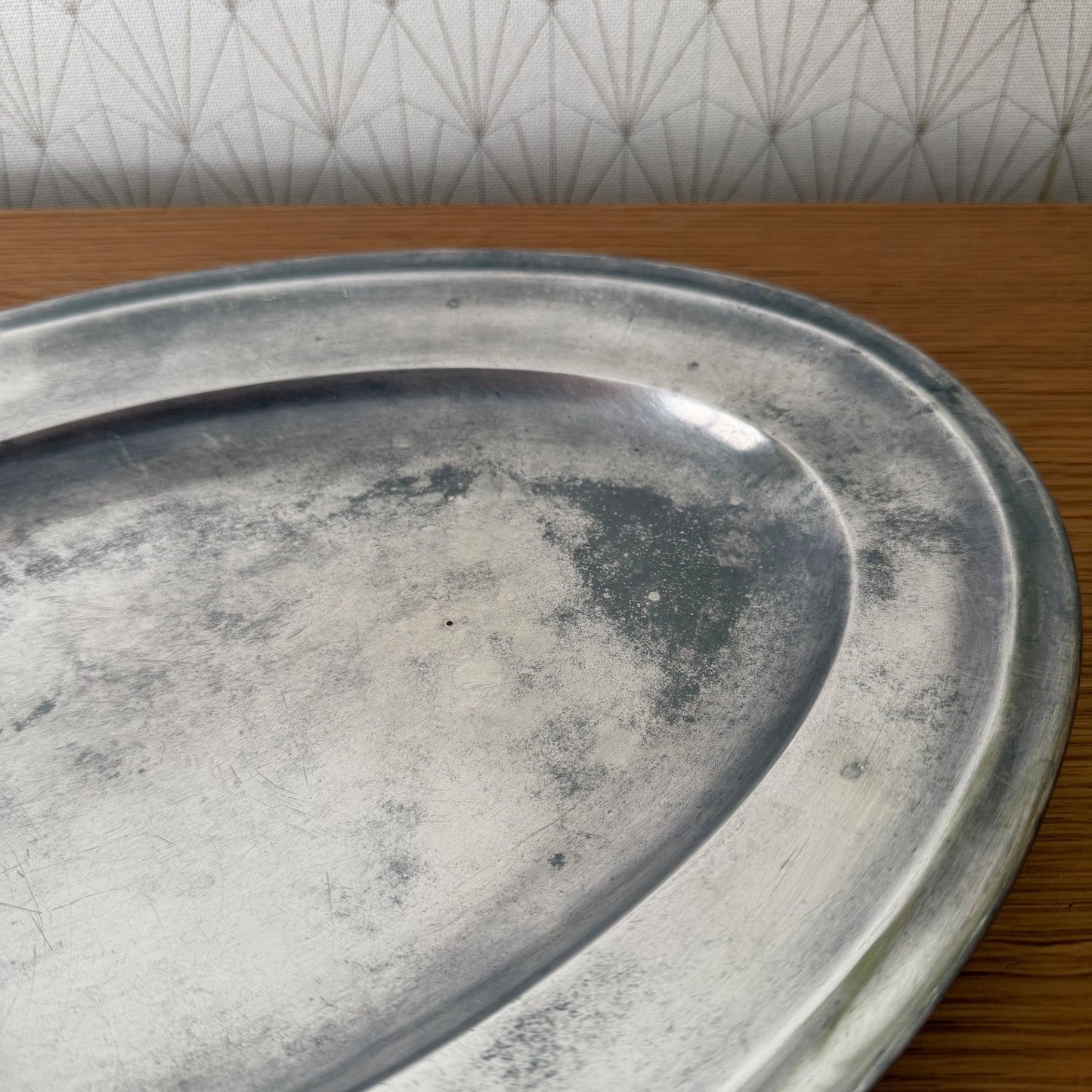 Christofle Silverplate Oval Serving Tray French Vintage Platter 2607267