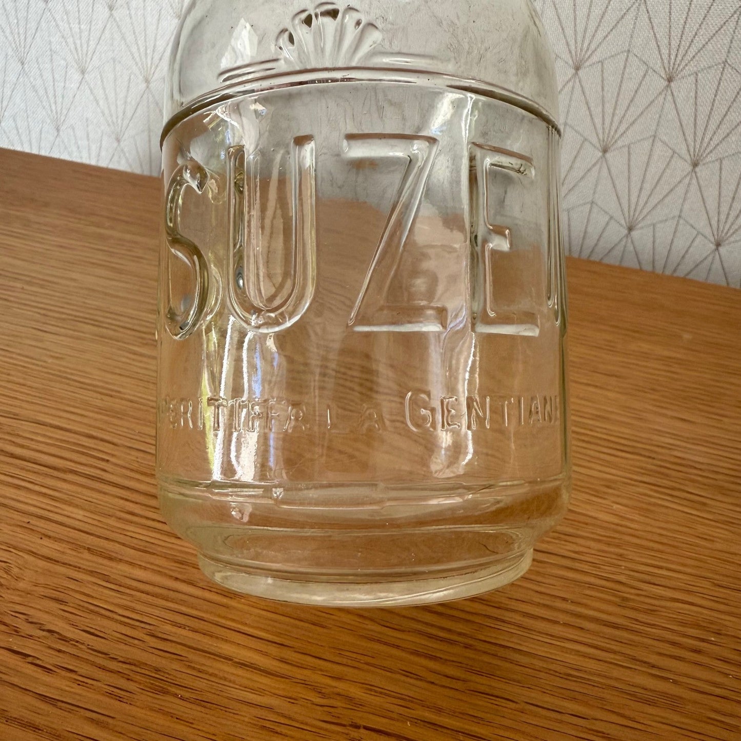 French Vintage Suze Carafe Water Pitcher Pastis Aperitif Glass 0309251