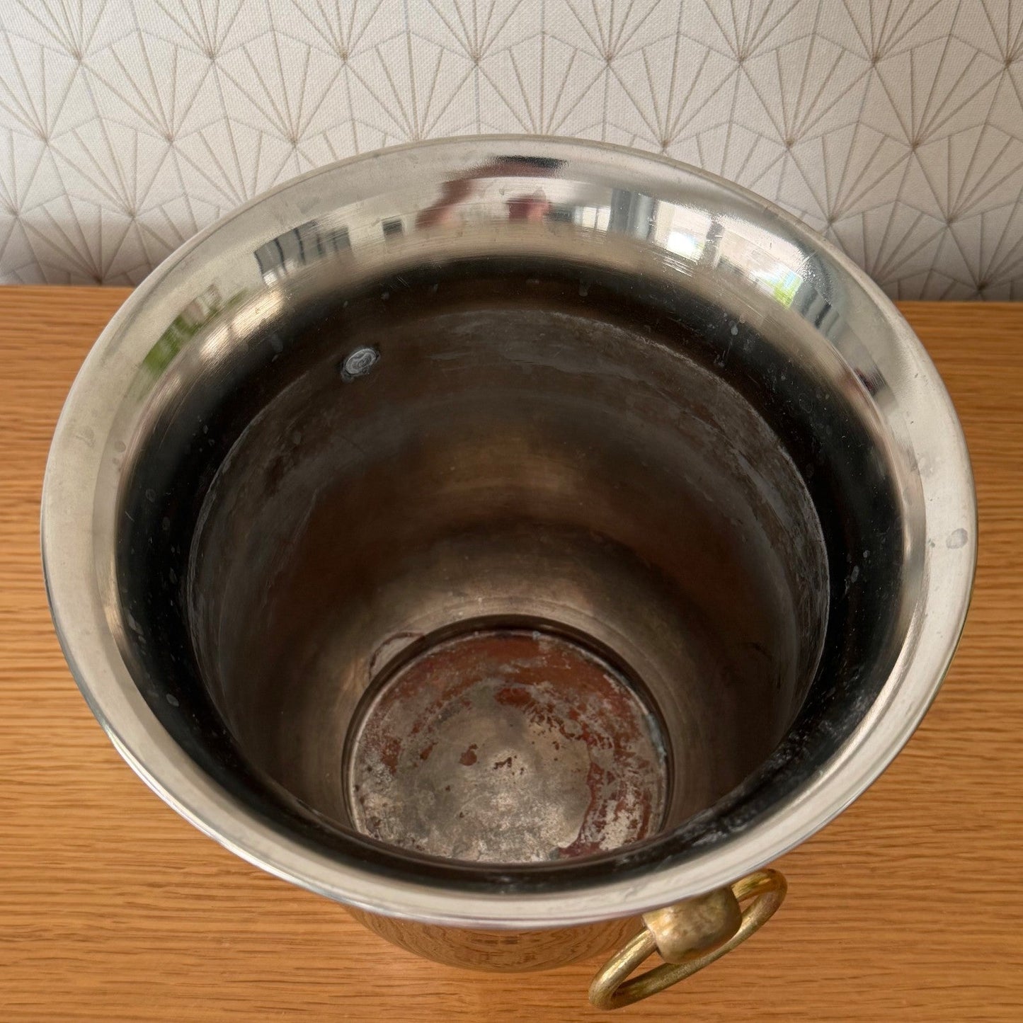 French Vintage Ruinart Champagne Ice Bucket Silver Plated 3007263
