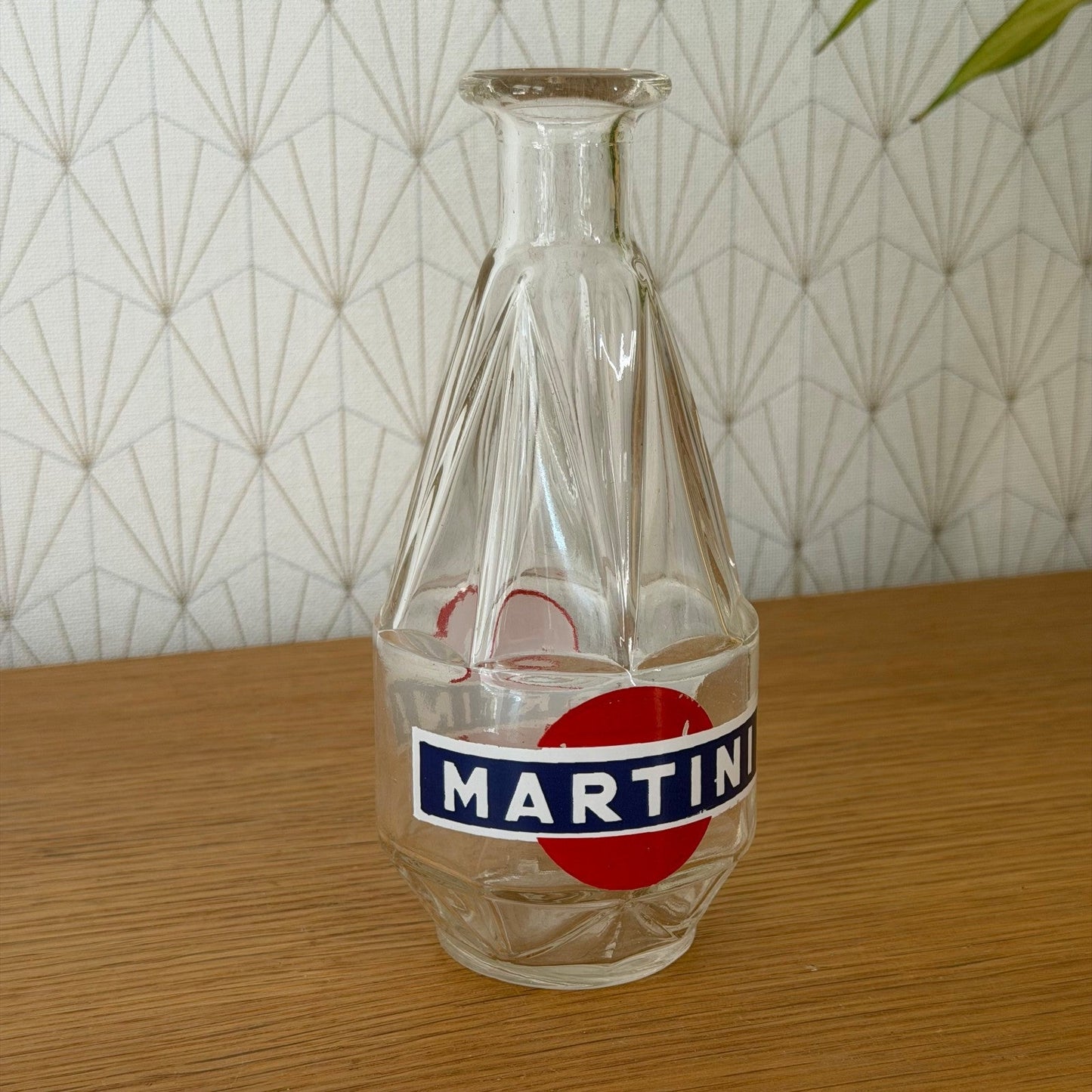 French Vintage Martini Glass Carafe Water Jug Decanter 33cl 2307266