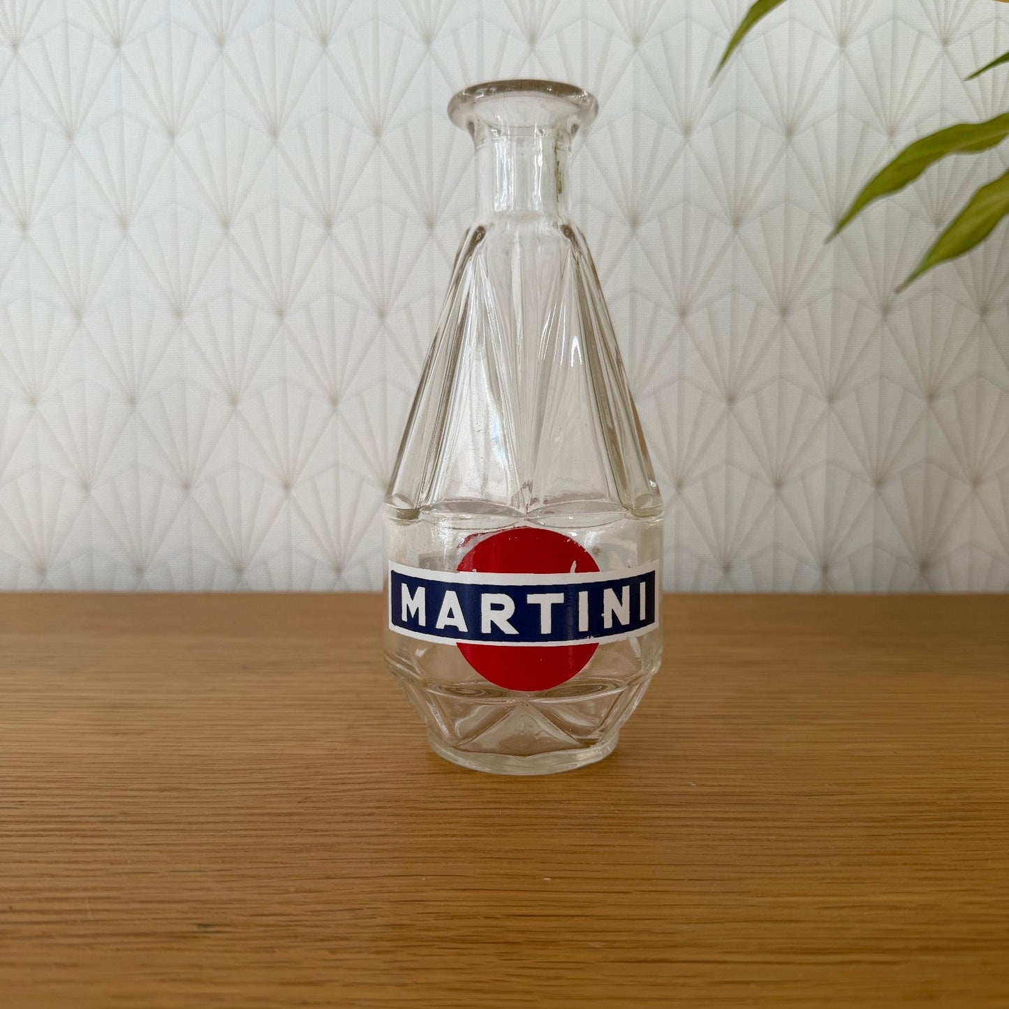 French Vintage Martini Glass Carafe Water Jug Decanter 33cl 2307266